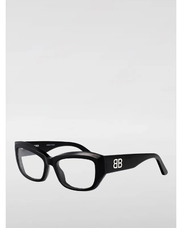 Balenciaga BB0399O 001 Rectangular Eyeglasses Women Black Frames