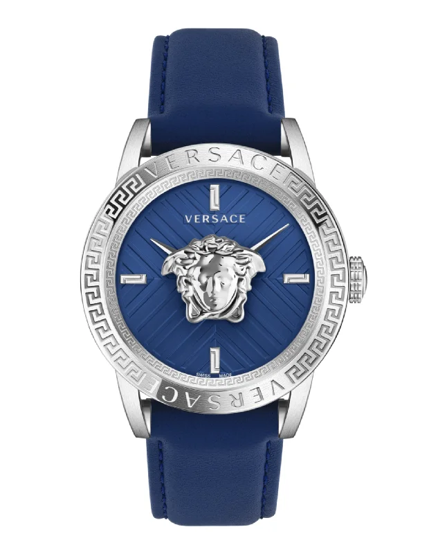 Versace Mens  Stainless Steel 43mm Strap Fashion Watch
