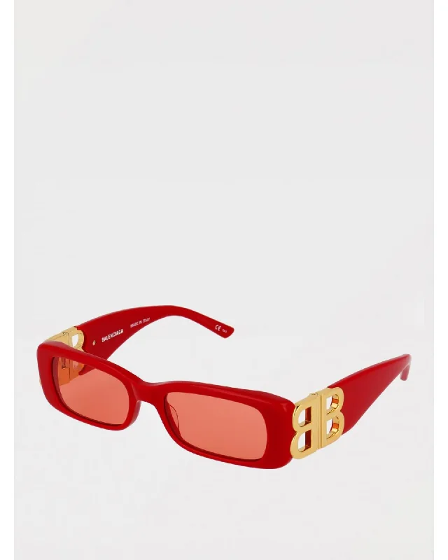 Balenciaga BB0096S Sunglasses Red Women