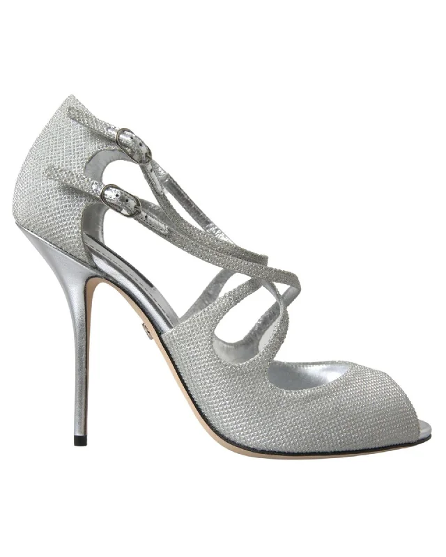 Dolce & Gabbana  Metallic Slingback Pumps