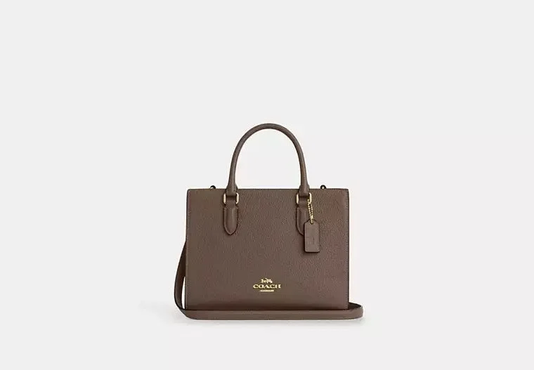 Coach Maggie Small Tote Bag Dark Stone 