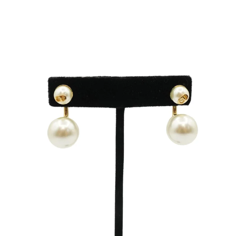 Christian Dior Pearl Earrings
