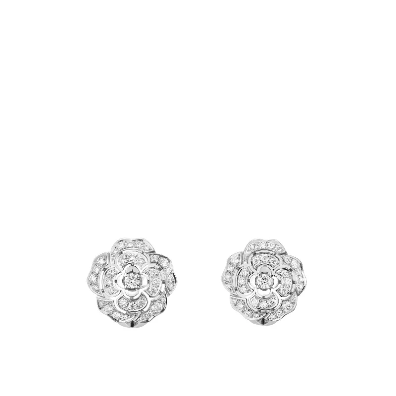 CHANEL Bouton de Camélia Earrings