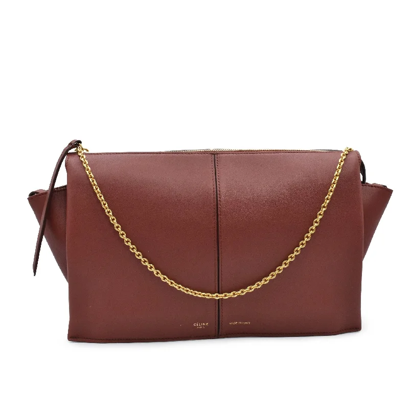 Celine Tri-Fold Clutch on Chain