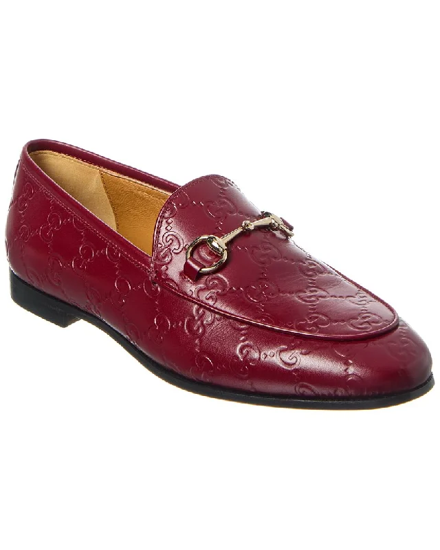 Gucci Jordaan Leather Loafer