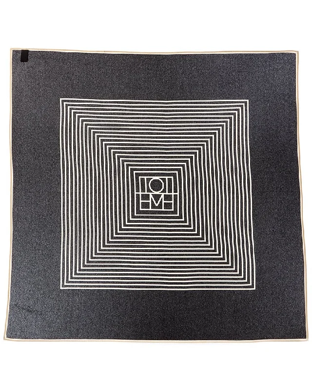 Toteme Stripe Print Silk Scarf