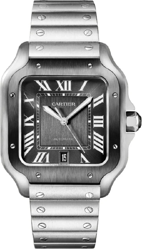 Cartier Santos De Cartier Stainless Steel Automatic Men's Watch WSSA0037