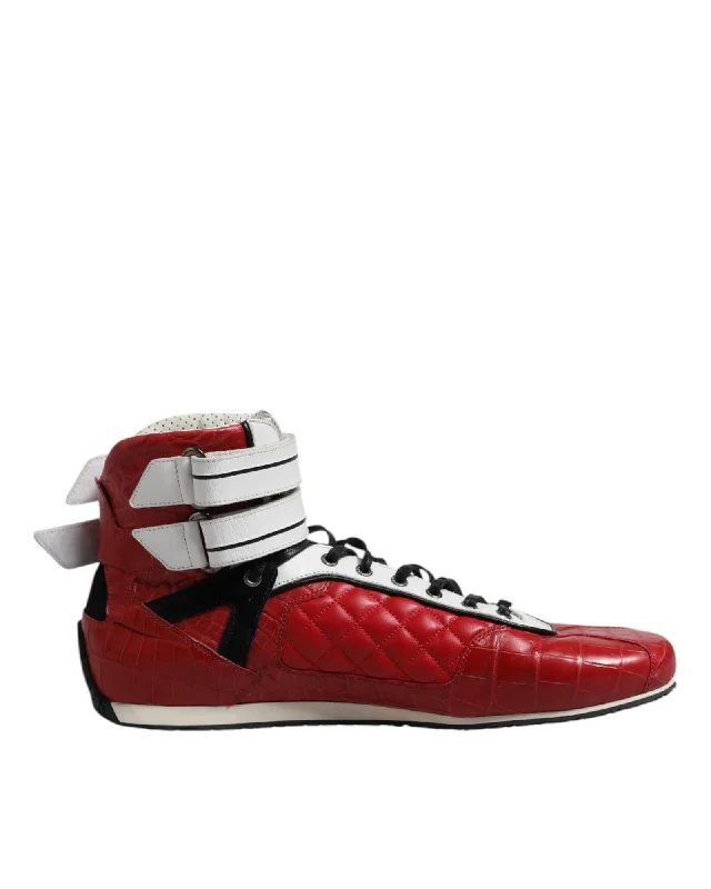 Dolce & Gabbana HighTop Sneakers Men Red