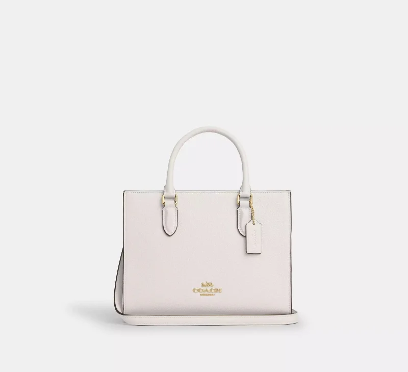 Coach Maggie Small Tote Bag Gold Chalk 