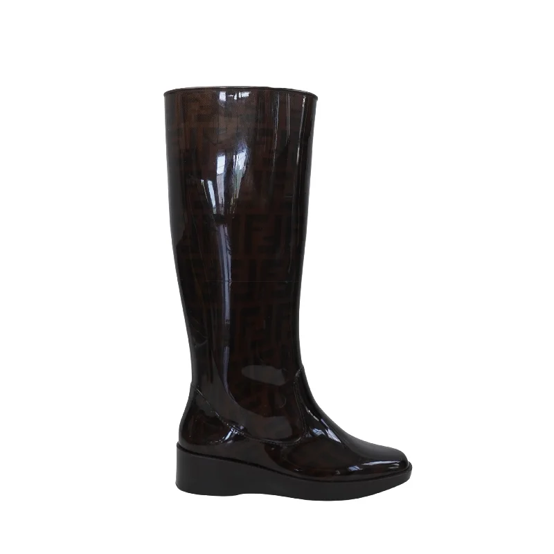 Fendi Zucca Rain Boots - Women's 36