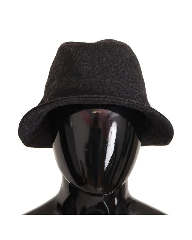 Dolce & Gabbana  Wool Fedora Hat - Black