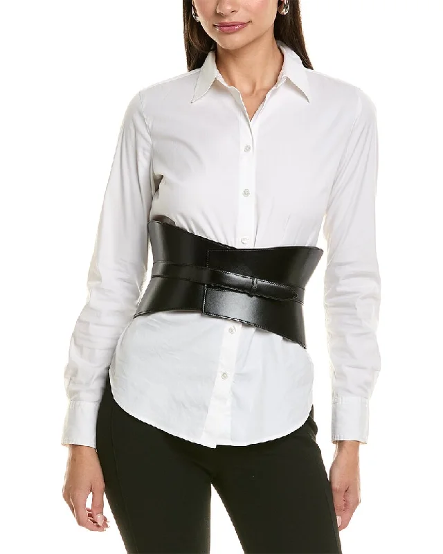Alaia Neo Bustier Leather Corset