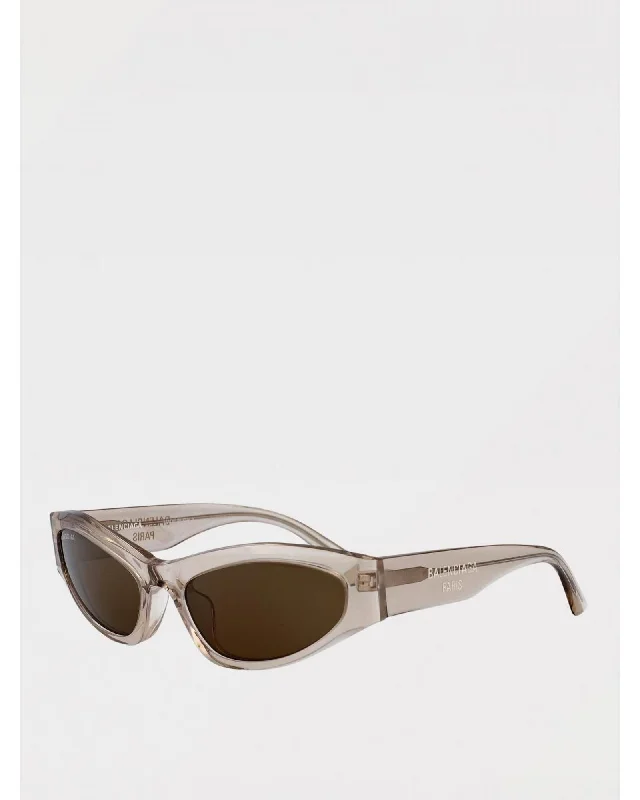 Balenciaga Cat Eye Sunglasses Modern Design Women Beige