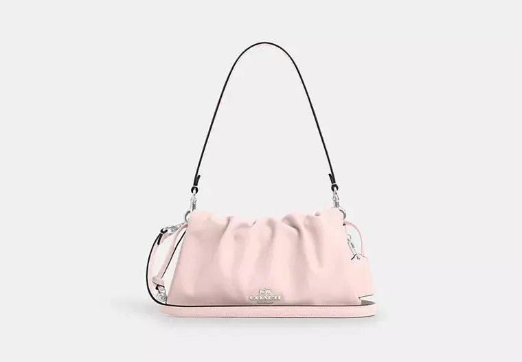 Coach Faye Shoulder Bag With Ruching Blush 