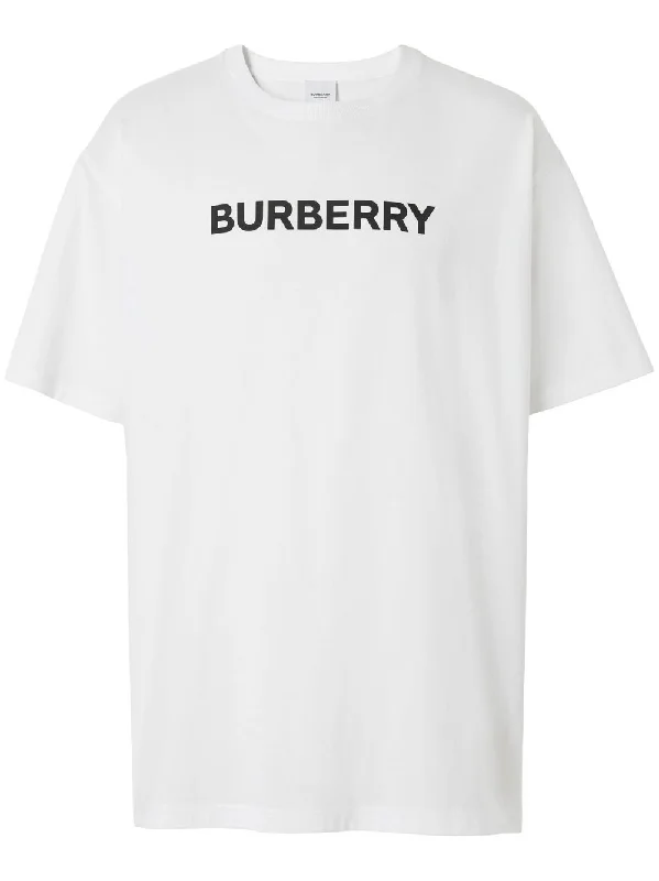 Burberry Harriston Printed Logo T-shirt in White
