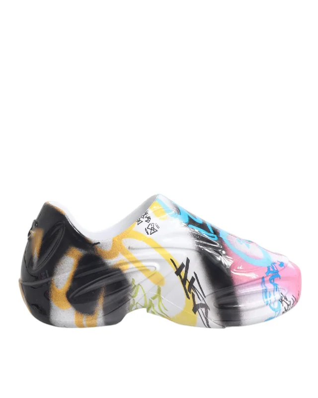 Dolce & Gabbana Portofino Graffiti SlipOn Men Multicolor Sneakers