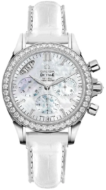 Omega De Ville 35mm Diamond Luxury Women's Watch 4679.75.36