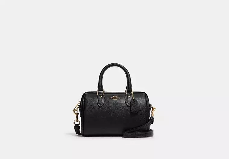 Coach Mini Rowan Crossbody Bag Black 