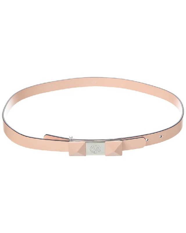 Valentino By Mario Valentino Lea Leather Belt