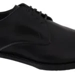 Dolce & Gabbana  Classic Leather Derby Shoes - Black