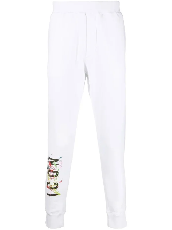 Dsquared2 Icon Splat Jogging Bottoms White