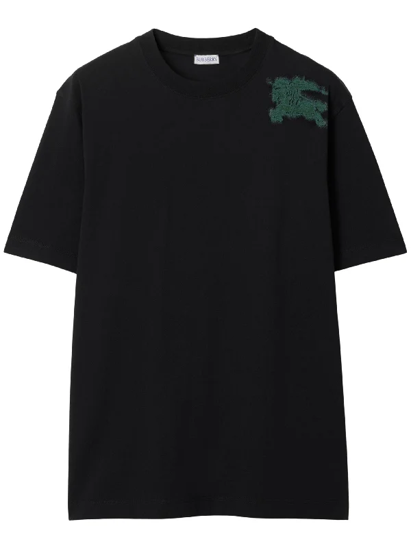 Burberry Graffiti Equestrian Knight T-Shirt in Black