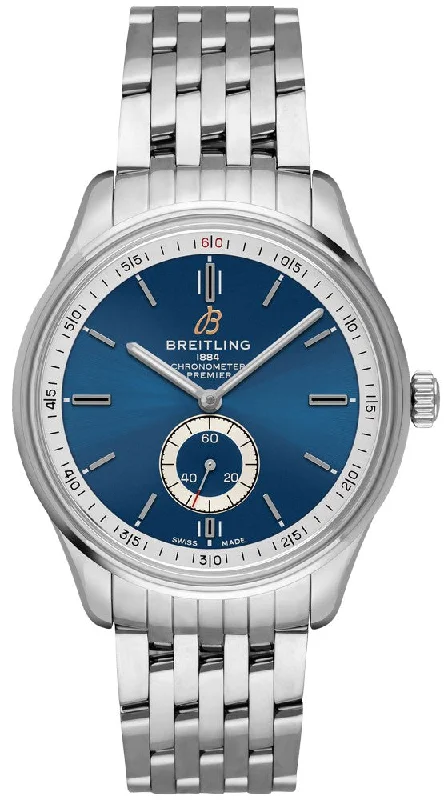 Breitling Premier Automatic 40 Steel Blue Dial Men's Watch A37340351C1A1