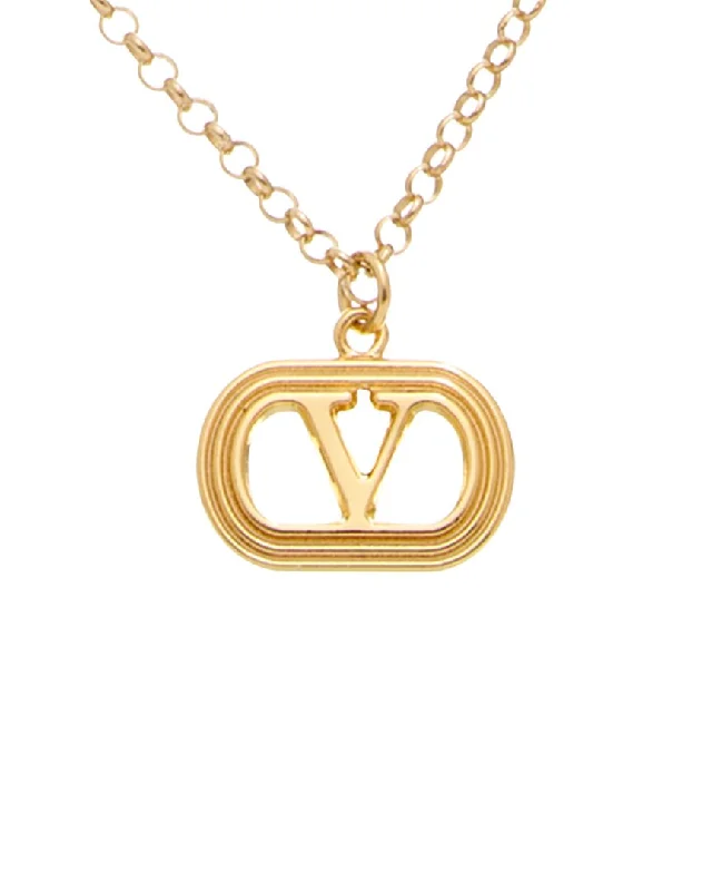 Valentino Oval Necklace