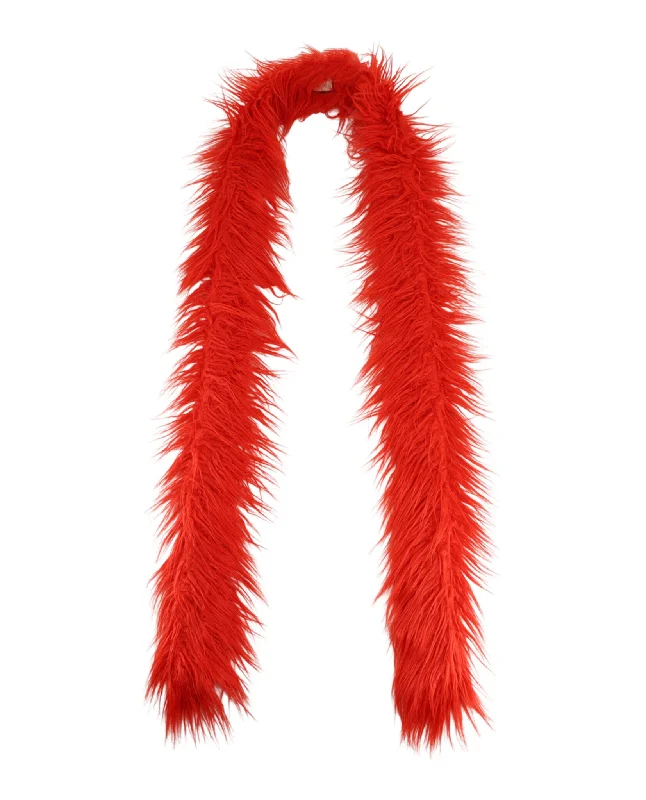 Gucci Womens Faux Fur Scarf