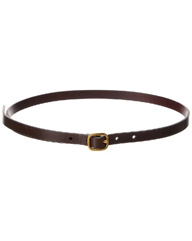Loewe Rounded Leather Belt