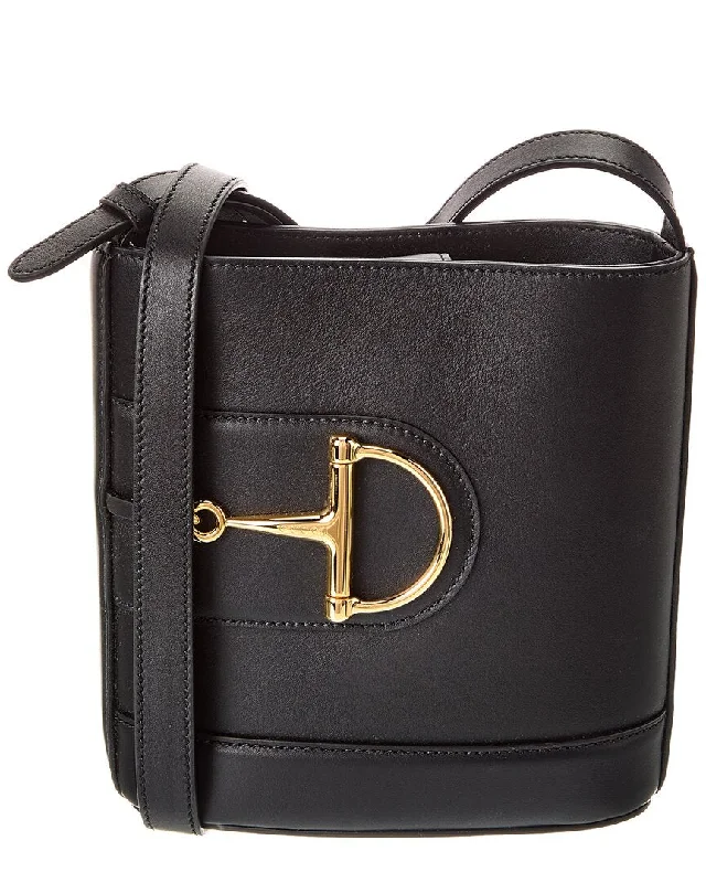 Gucci 73 Small Leather Bucket Bag