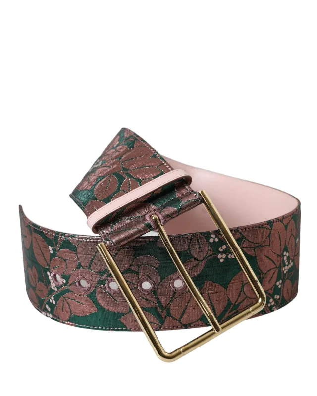 Dolce & Gabbana  Floral Brocade Belt