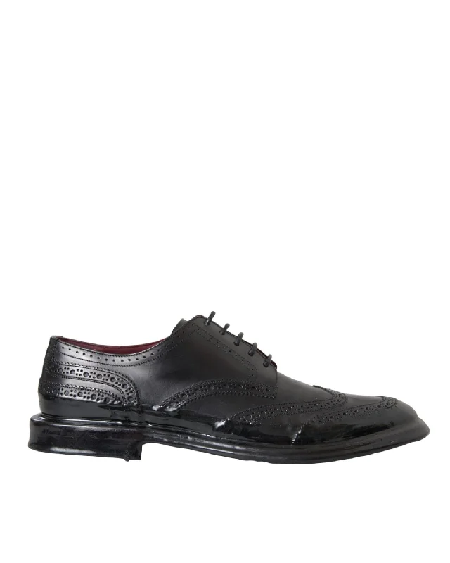 Dolce & Gabbana  Brogue Oxford Shoes Black