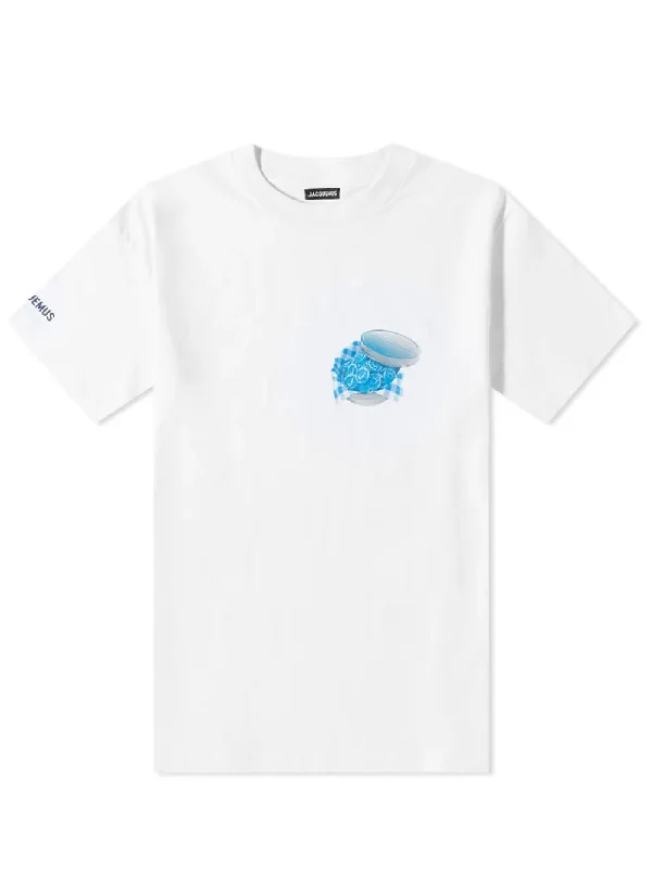 Jacquemus Bonbon Print Candy Box Le T-Shirt in White
