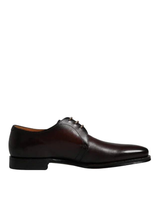 Dolce & Gabbana Leather Lace-Up Derby Formal Shoes