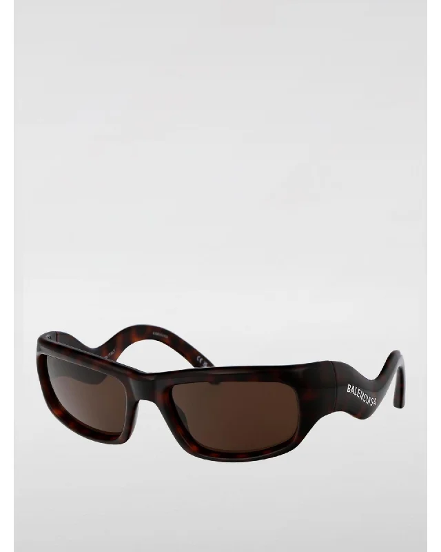 Balenciaga Tortoise Sunglasses Classic Style Women Brown