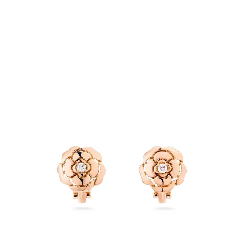 CHANEL Extrait de Camélia Earrings