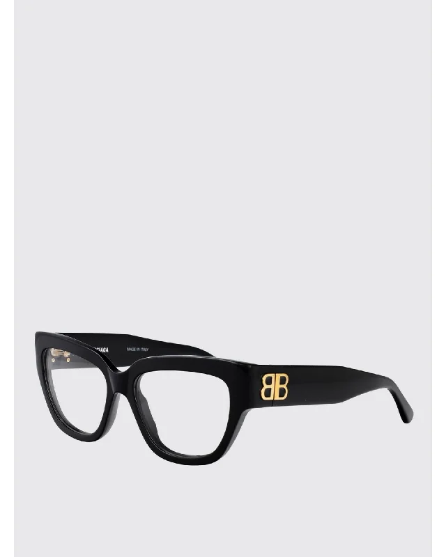 Balenciaga Cat Eye Optical Glasses Acetate Frames Women Black