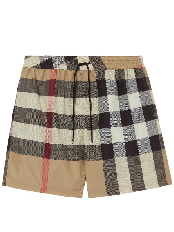 Burberry Checked Swimshorts