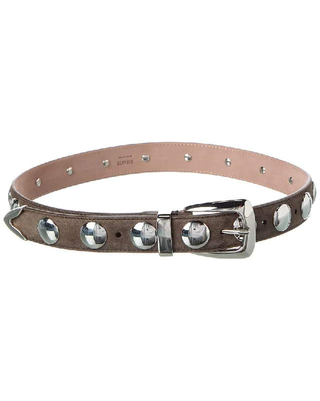 Khaite Benny Suede Belt
