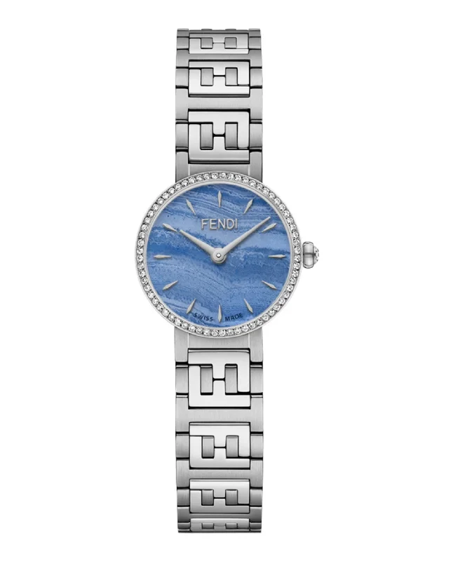 Fendi Womens Forever Fendi Stainless Steel 19mm Bracelet Fashion Watch