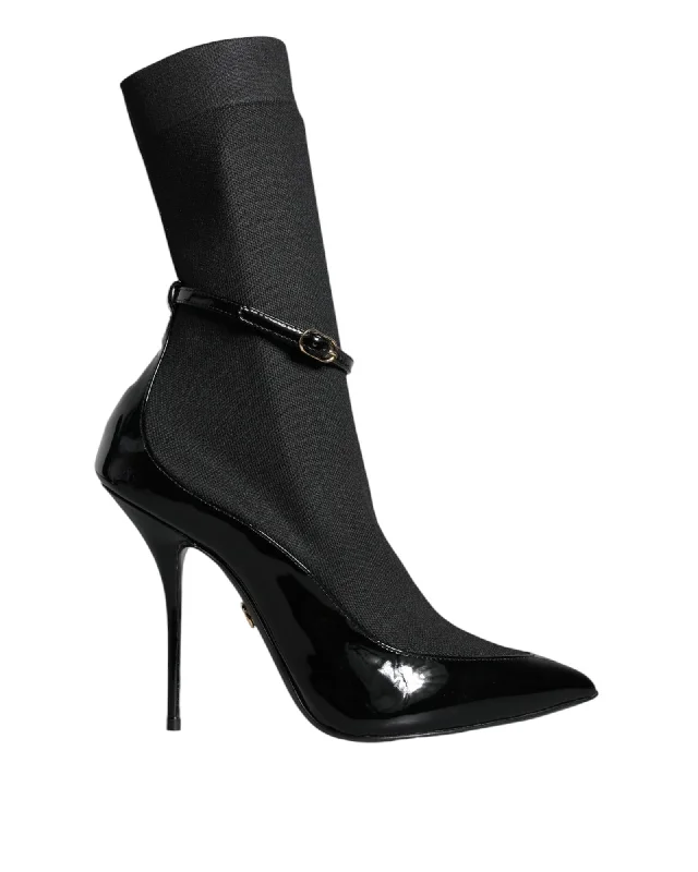 Dolce & Gabbana  Stretch Bootie Black