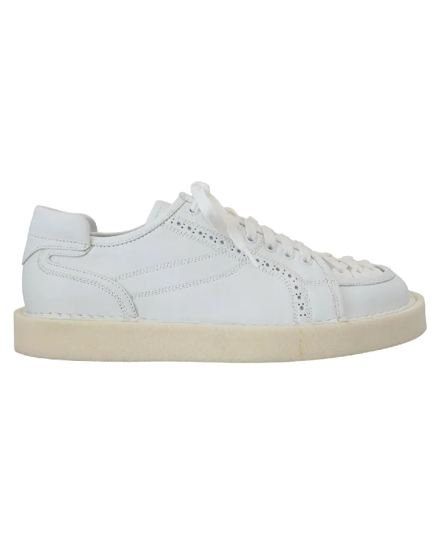 Dolce & Gabbana  Portofino Leather Sneakers White