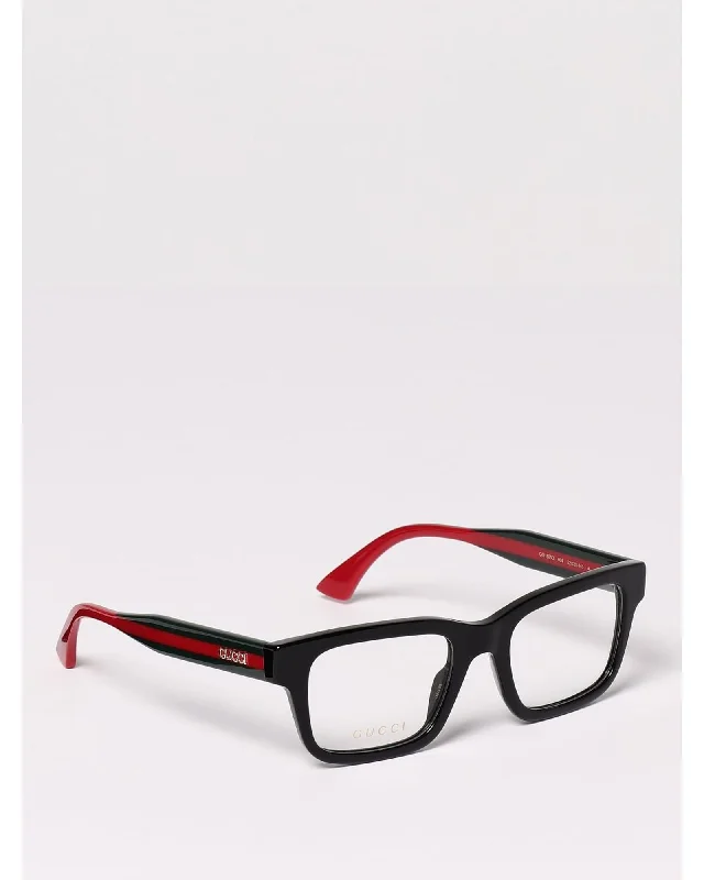 Gucci GG0825O Square Eyeglasses Men Black Frames