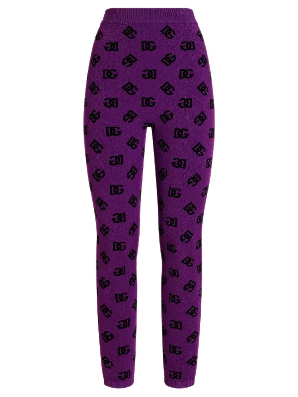 Dolce & Gabbana Printed jacquard leggings
