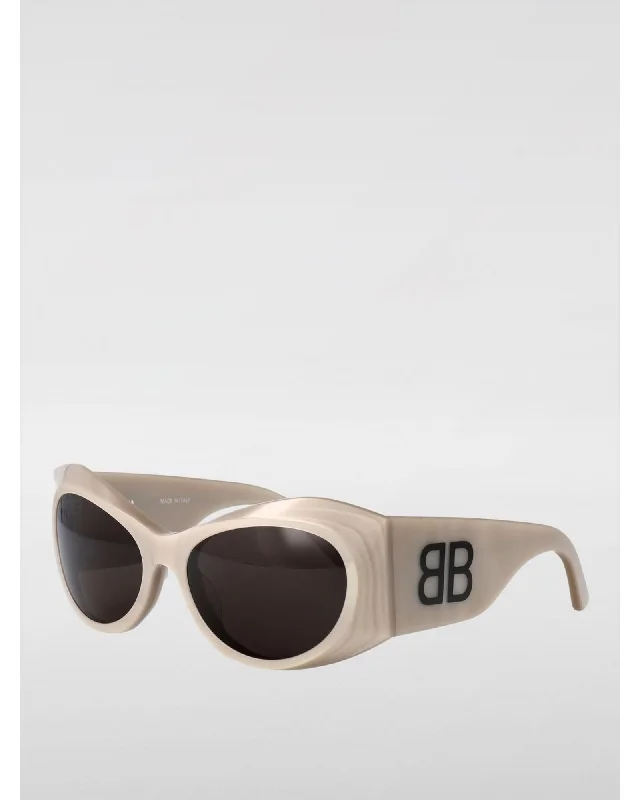 Balenciaga BB0394S Sunglasses Oval Frame Women Black