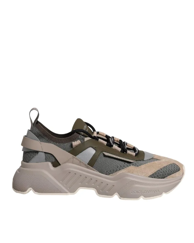 Dolce & Gabbana Low Top  Daymaster Sneakers with Rubber Sole and Lace Up Closure