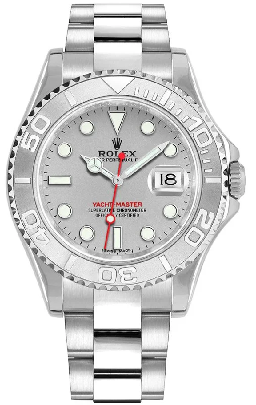 Rolex Yacht-Master 40 Rhodium Grey Dial Automatic Men's Watch 16622