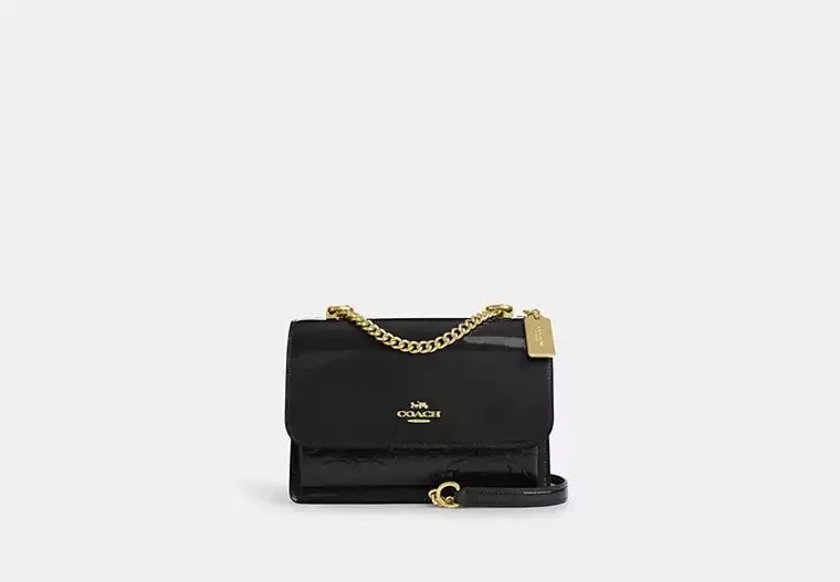 Coach Klare Crossbody Bag In Signature Leather Black 