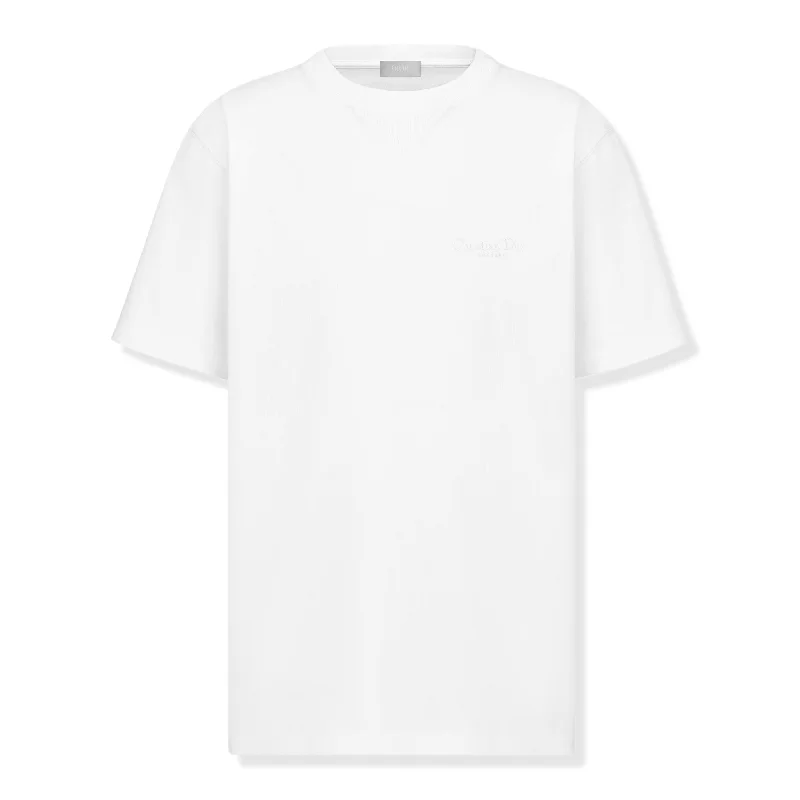 Dior 'Christian Dior Couture' Chest Logo Relaxed Fit T Shirt White